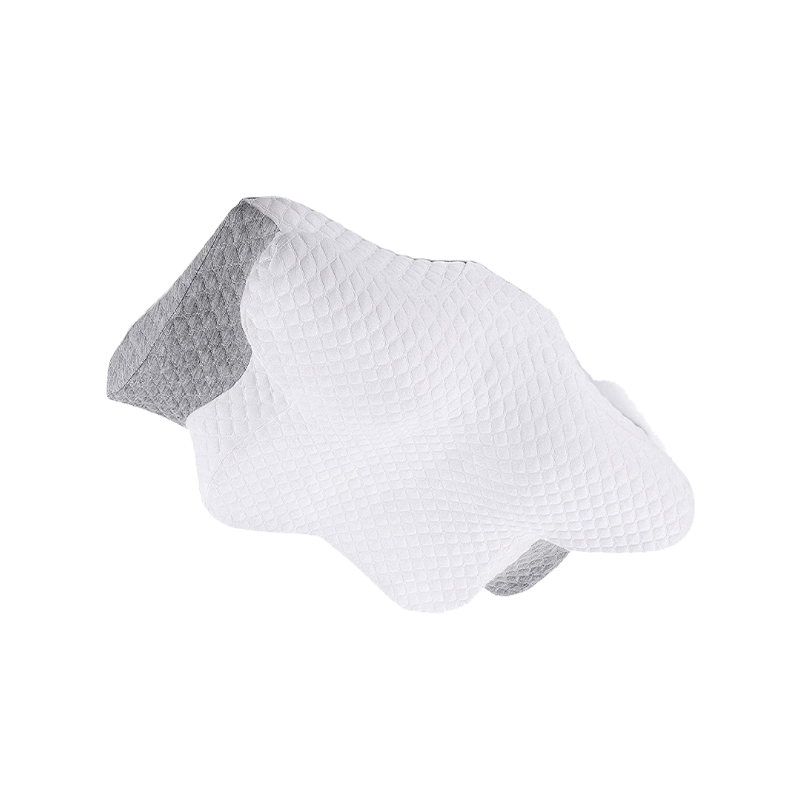 Memória algodão occipital pescoço dor contorno sono coluna cervical apoio travesseiro ergonômico lado sono travesseiro
