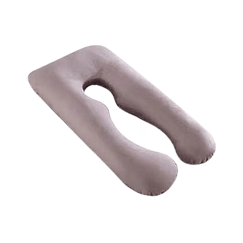 Travesseiro de maternidade transfronteiriço, destacável e lavável, em forma de U, para gravidez