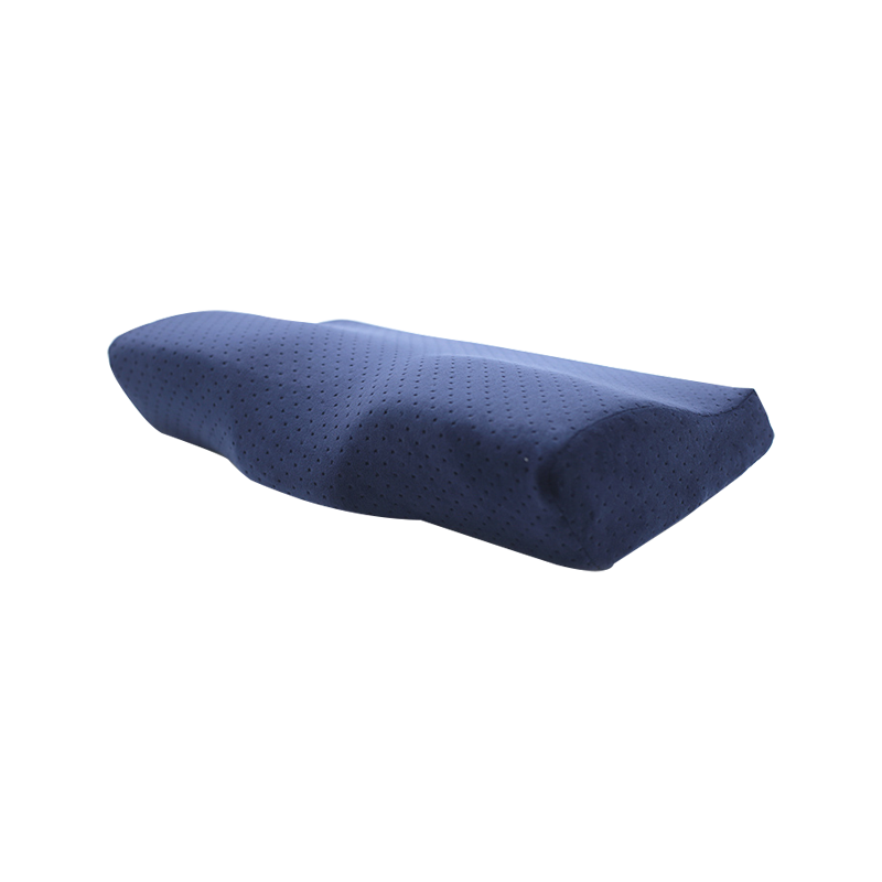 Travesseiro cervical ergonômico de espuma viscoelástica para dor no pescoço, travesseiro de cama para dormir 100% poliéster da Amazon