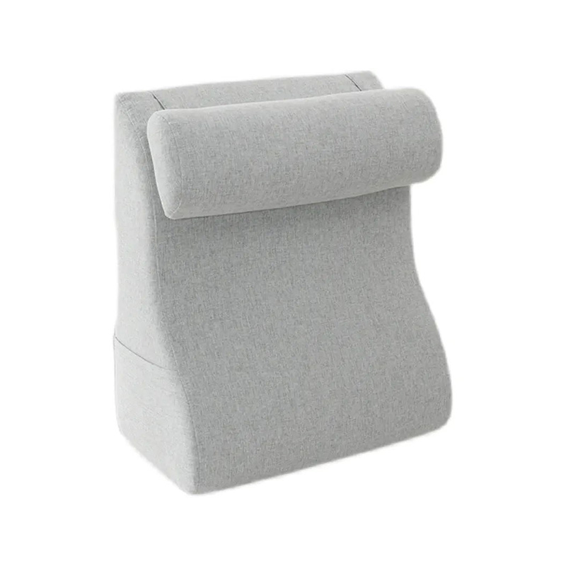 Almofada triangular cama grande travesseiro removível e lavável sofá único tatami cintura cabeceira saco macio encosto de cabeça