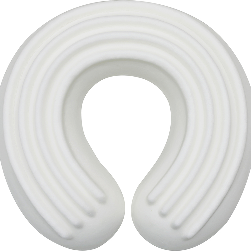 Travesseiro de apoio de pescoço de espuma viscoelástica lavável e confortável em forma de U